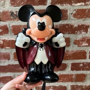 Vintage Disney Parks Vampire Mickey Mouse Halloween Popcorn Bucket
